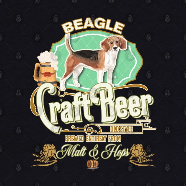 Beagle Gifts - Beer Dog lover by StudioElla